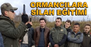 BOLU'DA ORMANCILARA SİLAH EĞİTİMİ VERİLDİ