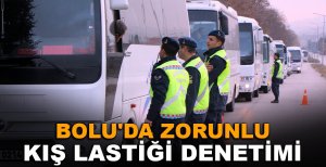 BOLU'DA ZORUNLU KIŞ LASTİĞİ DENETİMİ