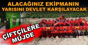 BOLULU ÇİFTÇİLERE MÜJDE...