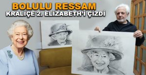 BOLULU RESSAM KRALİÇE 2. ELİZABETH’İ ÇİZDİ