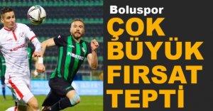 BOLUSPOR BÜYÜK FIRSAT TEPTİ