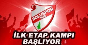 BOLUSPOR TOP BAŞI YAPIYOR