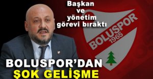 BOLUSPOR'DAN ŞOK AÇIKLAMA