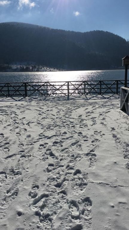 ABANT'A İLK KAR DÜŞTÜ