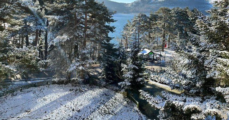 ABANT'A İLK KAR DÜŞTÜ