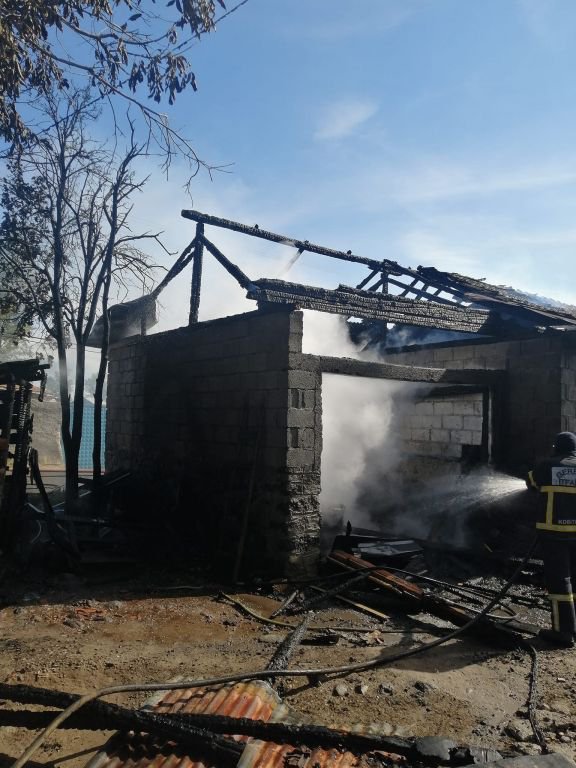 BOLU'DA AHIR VE KURULUKTA ÇIKAN YANGIN KORKUTTU