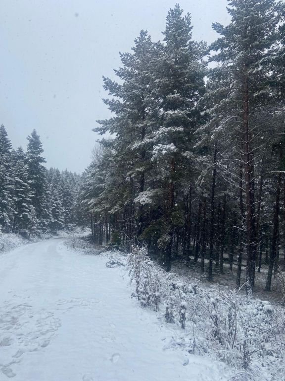 BOLU'NUN DAĞLARI BEYAZ ÖRTÜYLE SÜSLENDİ