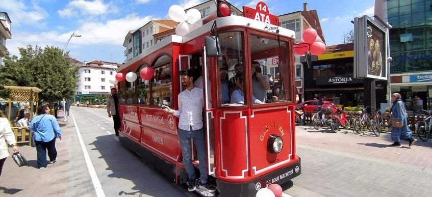 BOLU’YA TRAMVAY GELDİ