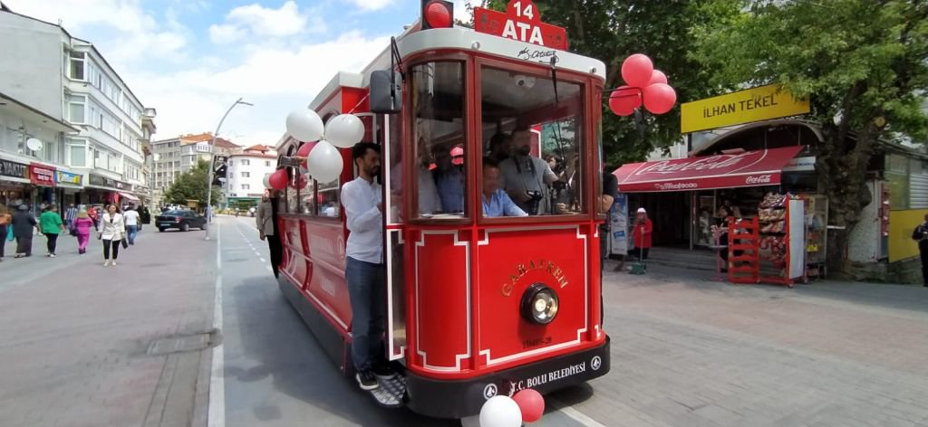BOLU’YA TRAMVAY GELDİ