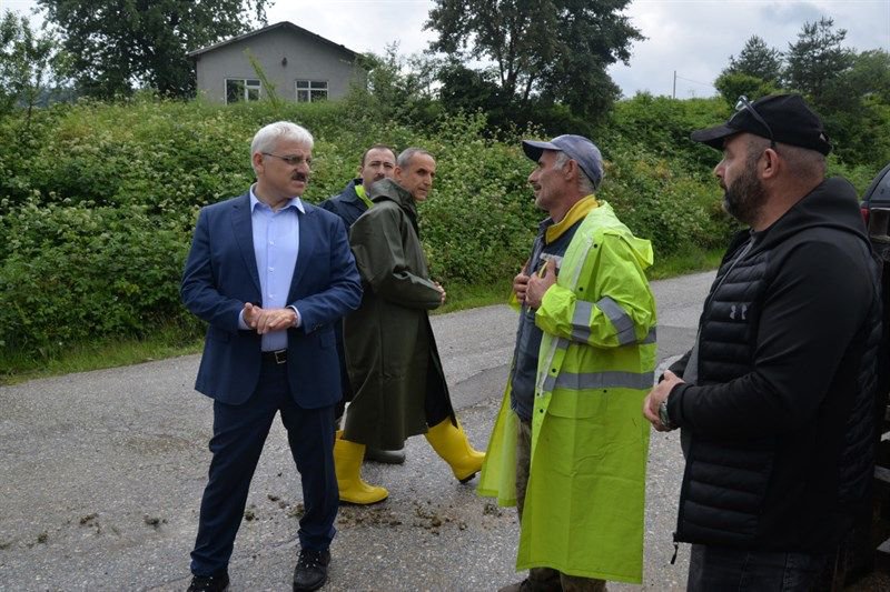 VALİ KILIÇ 24 SAAT HER OLAYA KOŞUYOR