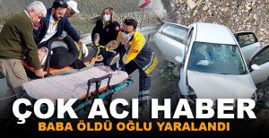 ÇOK ACI HABER… BABA ÖLDÜ OĞLU YARALANDI
