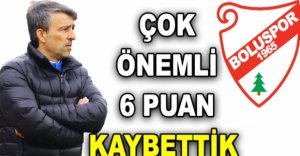 ÇOK ÖNEMLİ 6 PUAN KAYBETTİK