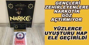 DİDİK DİDİK ARANAN ARAÇTA UYUŞTURUCU HAPLAR ELE GEÇİRİLDİ