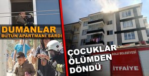 DUMANLAR İÇERİSİNDE MAHSUR KALDILAR...