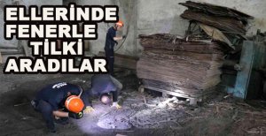 ELLERİNDE FENERLE TİLKİ ARADILAR