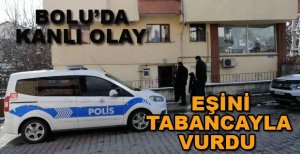 EŞİNİ BACAĞINDAN VURDU