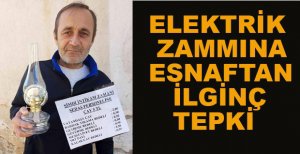 ESNAFTAN İLGİNÇ ELEKTRİK ZAM TEPKİSİ