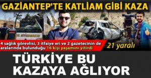 FECİ KAZADA 16 KİŞİ HAYATINI KAYBETTİ