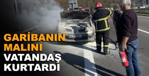 GARİBANIN MALINI VATANDAŞ KURTARDI