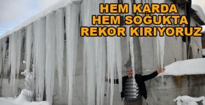 GECE BUZ KESTİK EN SOĞUK İL OLDUK