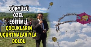 GÖKYÜZÜ ÖZEL EĞİTİMLİ ÇOCUKLARIN UÇURTMALARIYLA DOLDU
