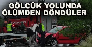 GÖLCÜK YOLUNDA ÖLÜMDEN DÖNDÜLER