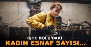 İŞTE BOLU’DAKİ KADIN ESNAF SAYISI…