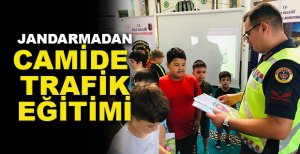 JANDARMADAN CAMİDE TRAFİK EĞİTİMİ