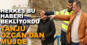 KARADERE SULARI KENTE VERİLMEYE BAŞLANDI