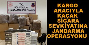 KARGO ARACIYLA KAÇAK SİGARA SEVKİYATI