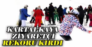 KARTALKAYA ZİYARETÇİ REKORU KIRDI