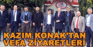 KAZIM KONAK’TAN VEFA ZİYARETLERİ