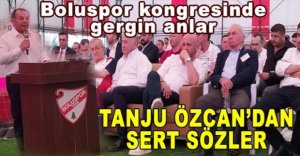 KONGREDE TANJU ÖZCAN'DAN SERT SÖZLER