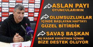 KÖTÜ BAŞLAYAN HAFTAYI GÜZEL BİTİRDİK