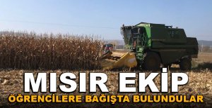 MISIR EKİP ÖĞRENCİLERE BAĞIŞTA BULUNDULAR