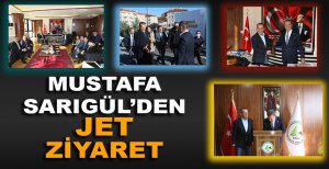 MUSTAFA SARIGÜL'DEN, TANJU ÖZCAN'A JET ZİYARET