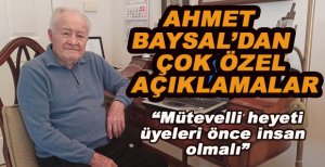 MÜTEVELLİ HEYET ÜYELERİ ÖNCE İNSAN OLMALIDIR