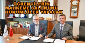 ÖĞRENCİLERİN DURUŞMA SALONUNU HÜKÜMLÜLER YAPACAK
