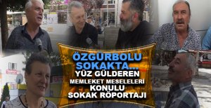ÖZGÜRBOLU SOKAKTA... BOLU'DA YÜZ GÜLDEREN MEMLEKET MESELELERİ KONULU SOKAK RÖPORTAJI