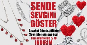 ÖZYAKUT GÜMÜŞCÜLÜK’TEN SEVGİLİLER GÜNÜNE ÖZEL KAMPANYA