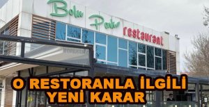 PARK İÇERİSİNDEKİ RESTORAN SOSYAL TESİS OLDU