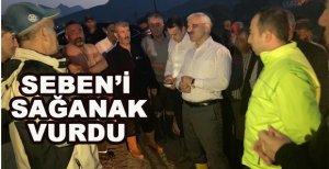 SEBEN’İ SAĞANAK VURDU