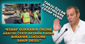 TANJU ÖZCAN ELEŞTİRİLERE CEVAP VERDİ