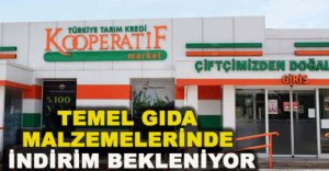 TEMEL GIDA MALZEMELERİNDE İNDİRİM BEKLENİYOR