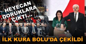 TOKİ'NİN İLK KURASI BOLU’DA ÇEKİLDİ