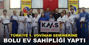TÜRKİYE 1. VOVİNAM SEMİNERİNE BOLU EV SAHİPLİĞİ YAPTI