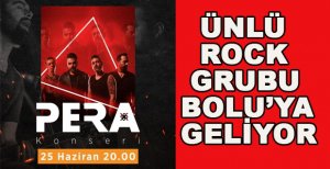 ÜNLÜ ROCK GRUBU BOLU’YA GELİYOR