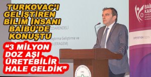 YERLİ AŞI TURKOVAC’I GELİŞTİREN BİLİM İNSANI BOLU’DA ÖĞRENCİLERLE BULUŞTU