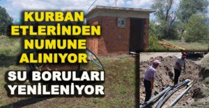 YUVA KÖYÜNDE SU BORULARI YENİLENİYOR