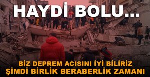 1 HAFTALIK KAZANCINI DEPREM BÖLGESİNE GÖNDERECEK